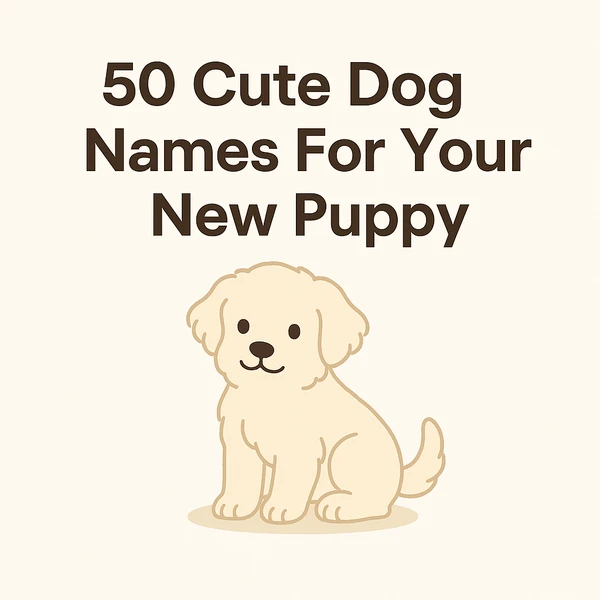 50 Cute Dog Names for Your New Puppy | FunnyFuzzy